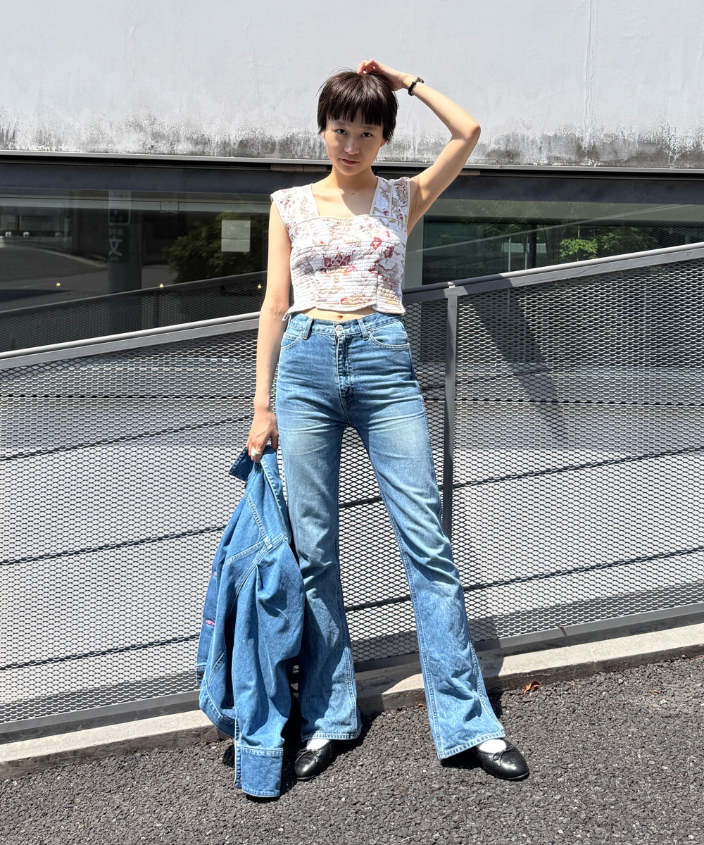 HOLIDAY ハイウエストスキニーフレアデニム 未使用タグ付き HIGH WAIST SKINNY FLARE DENIM PANTS｜HOLIDAY（ホリデイ）OFFICIAL