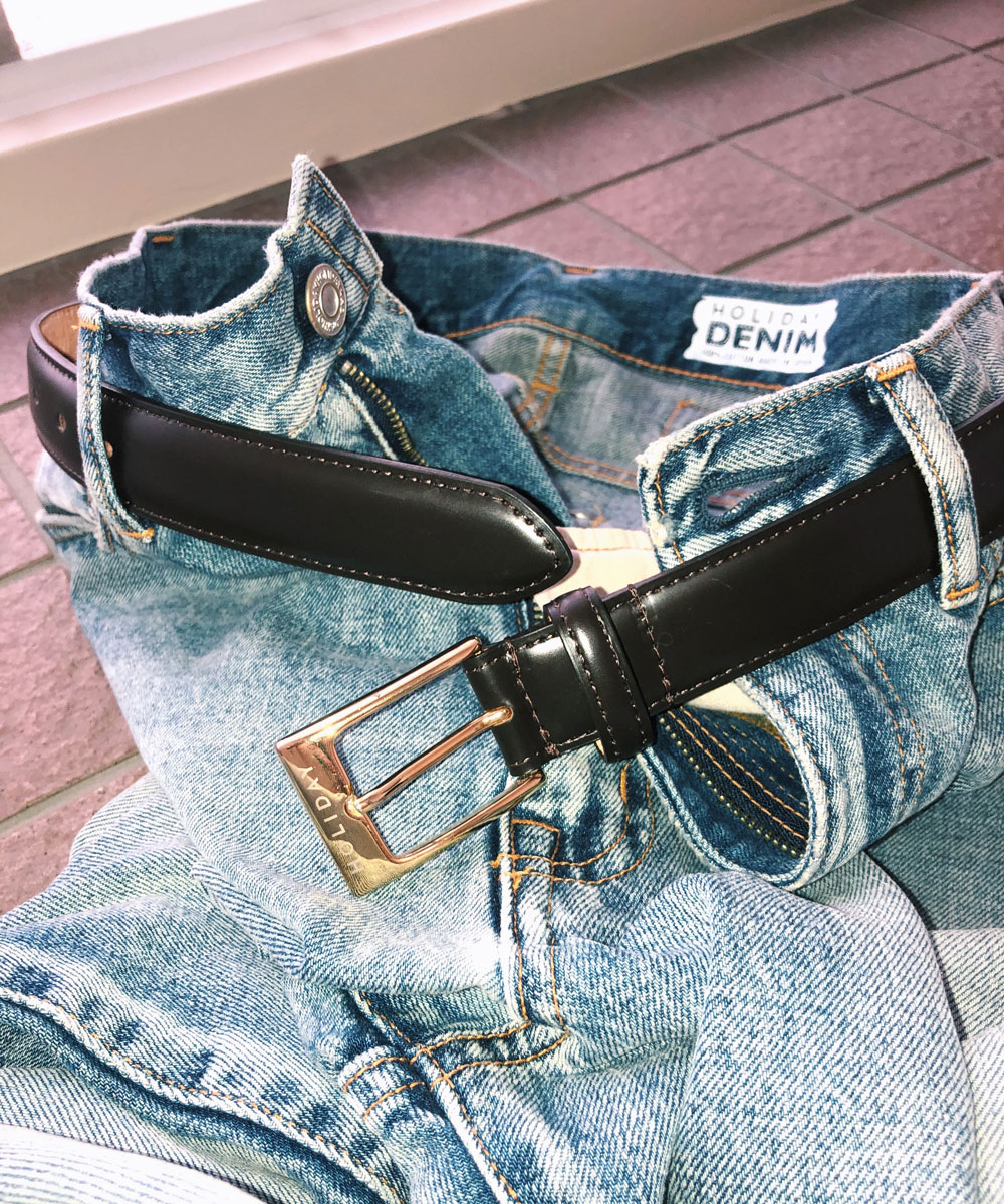 HIGH WAIST WIDE DENIM PANTS (WASH)｜HOLIDAY（ホリデイ ...