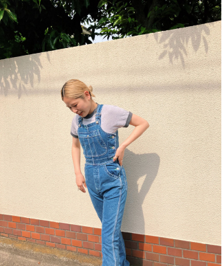 SLIM FLARE DENIM OVER-ALL｜HOLIDAY（ホリデイ）OFFICIAL ...