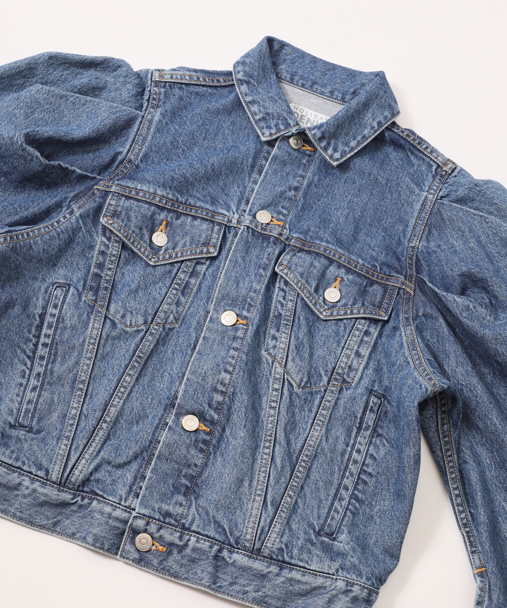 PUFF SLEEVE DENIM JACKET｜HOLIDAY（ホリデイ）OFFICIAL ONLINE STORE 