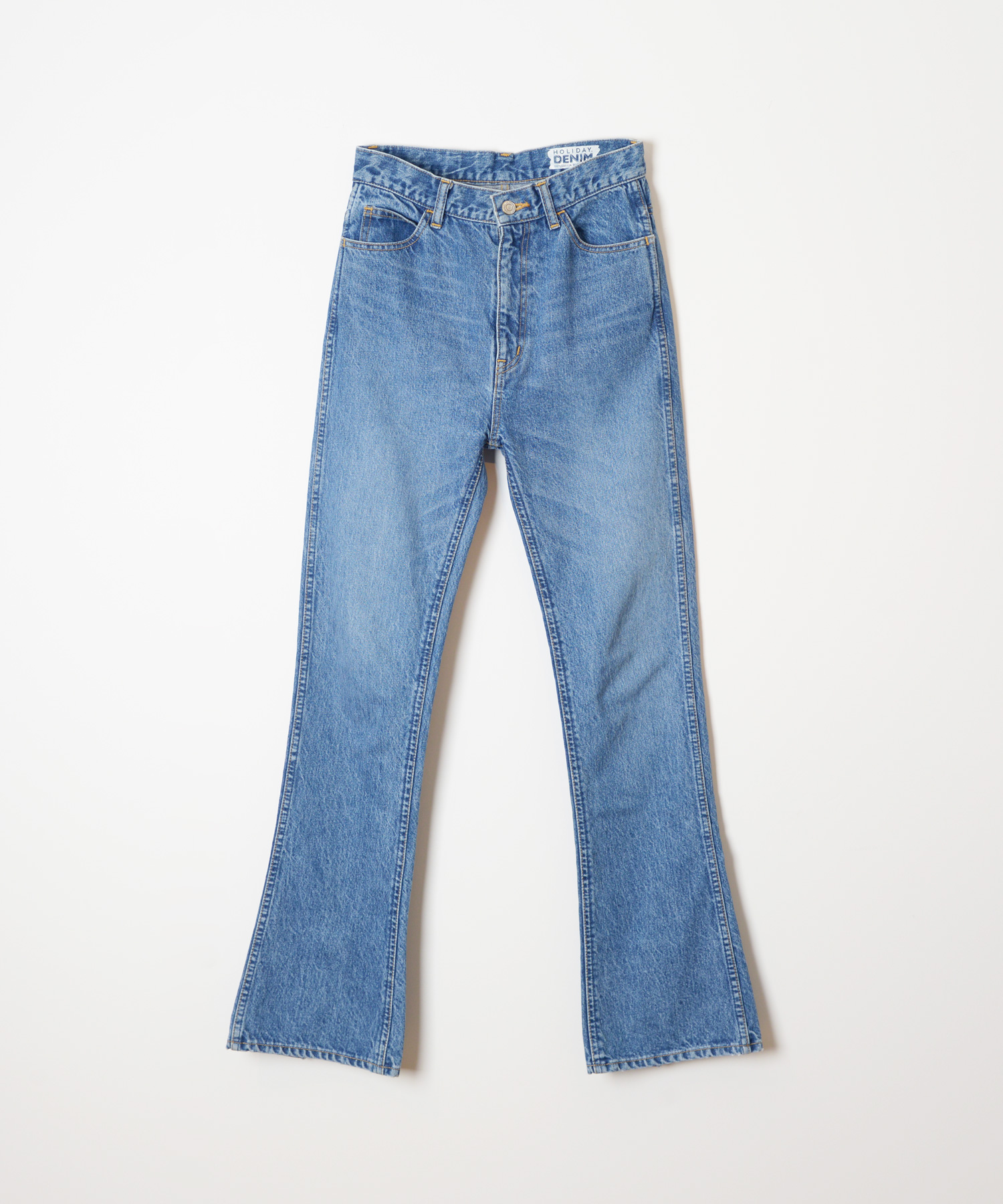 HIGH WAIST SKINNY FLARE DENIM PANTS｜HOLIDAY（ホリデイ