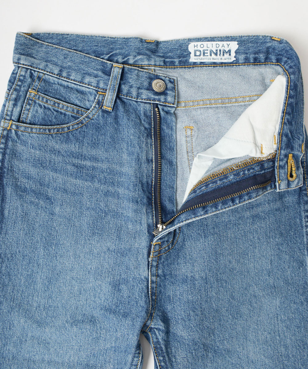 HIGH WAIST SKINNY FLARE DENIM PANTS｜HOLIDAY（ホリデイ）OFFICIAL ...