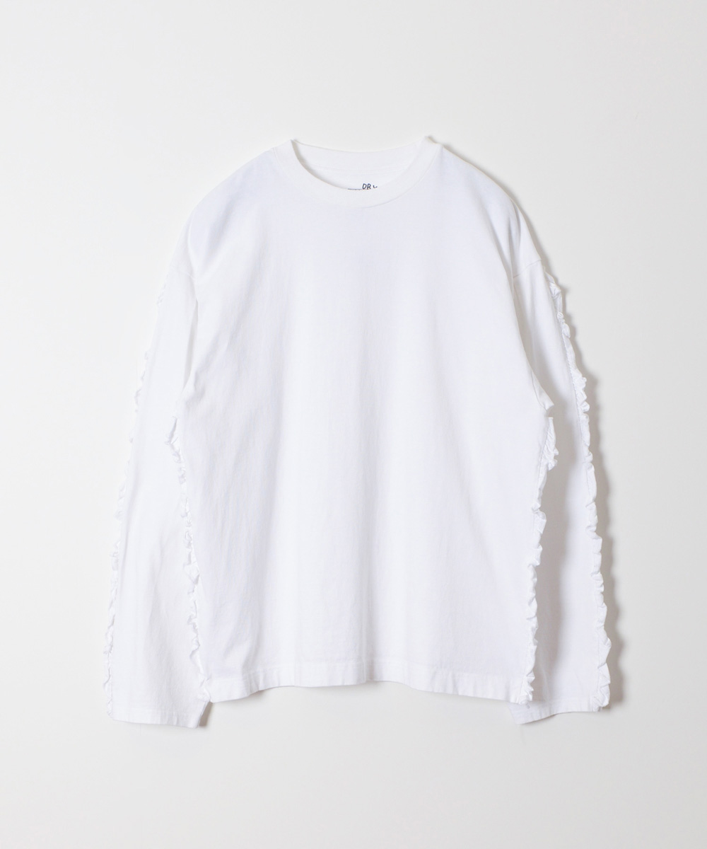 SUPER FINE DRY RUFFLE RUFFLE L/S TOPS｜HOLIDAY