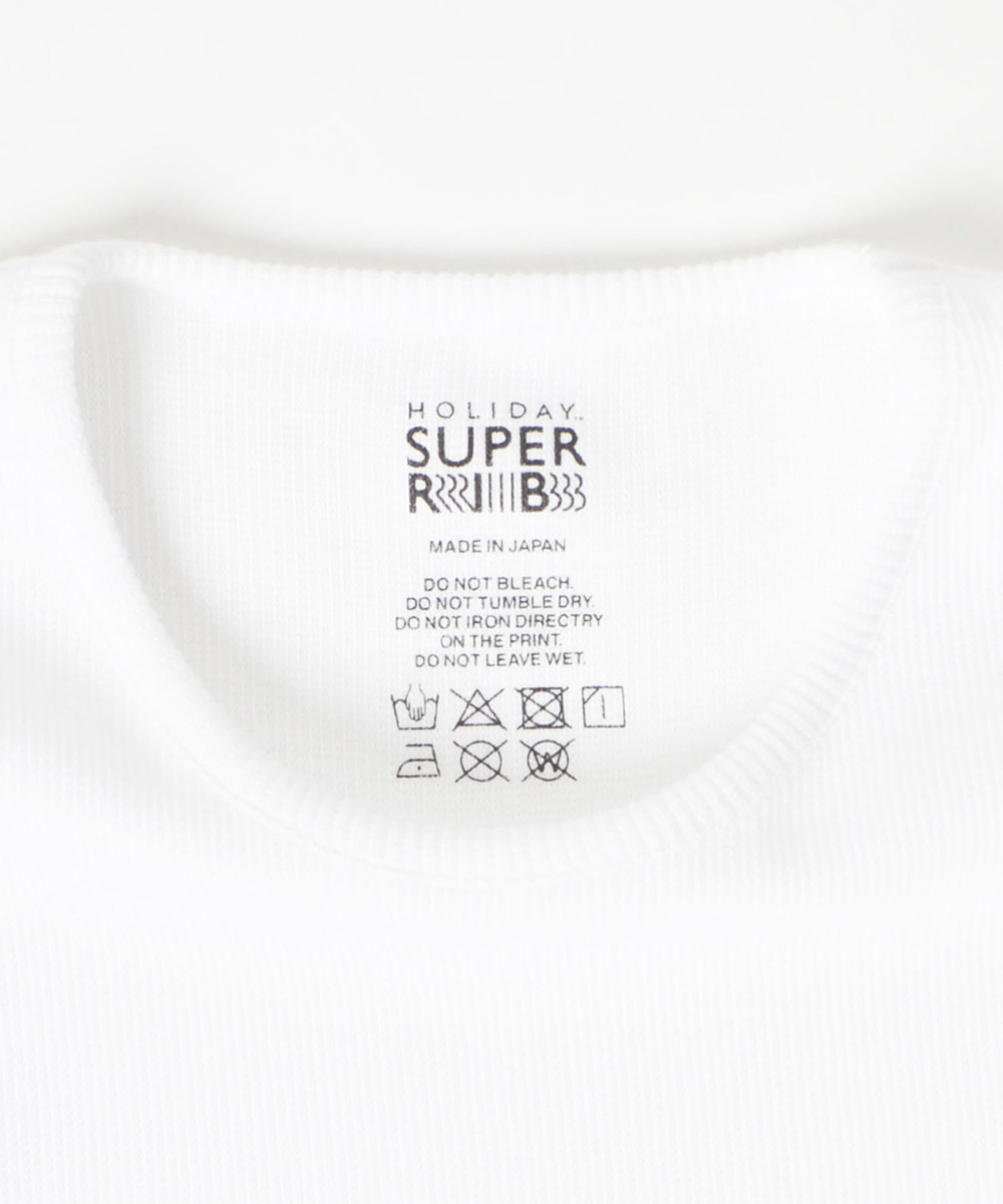 SUPER RIB PUFF L/S TOPS｜HOLIDAY（ホリデイ）OFFICIAL ONLINE STORE 