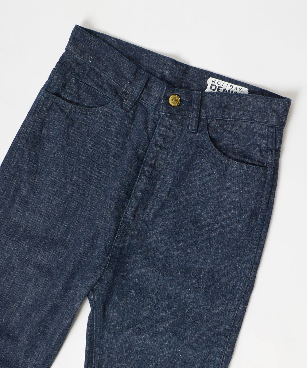 HIGH WAIST SKINNY FLARE DENIM PANTS（O.WASH）｜HOLIDAY（ホリデイ 