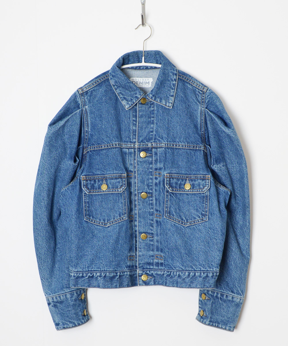 HOLIDAY puff denim jacket