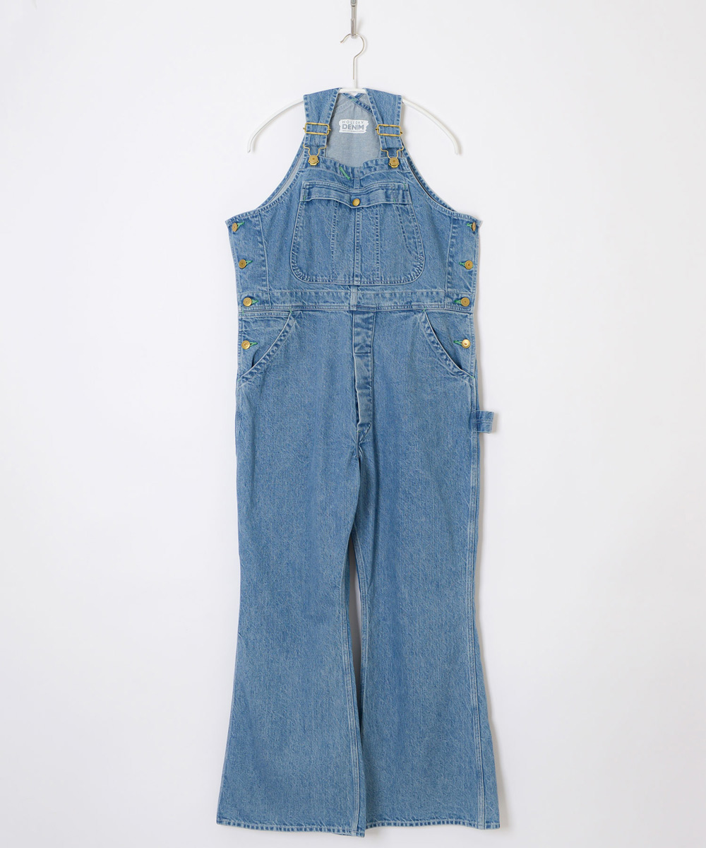 BIG DENIM FLARE OVER-ALL (LIGHT INDIGO)｜HOLIDAY（ホリデイ ...