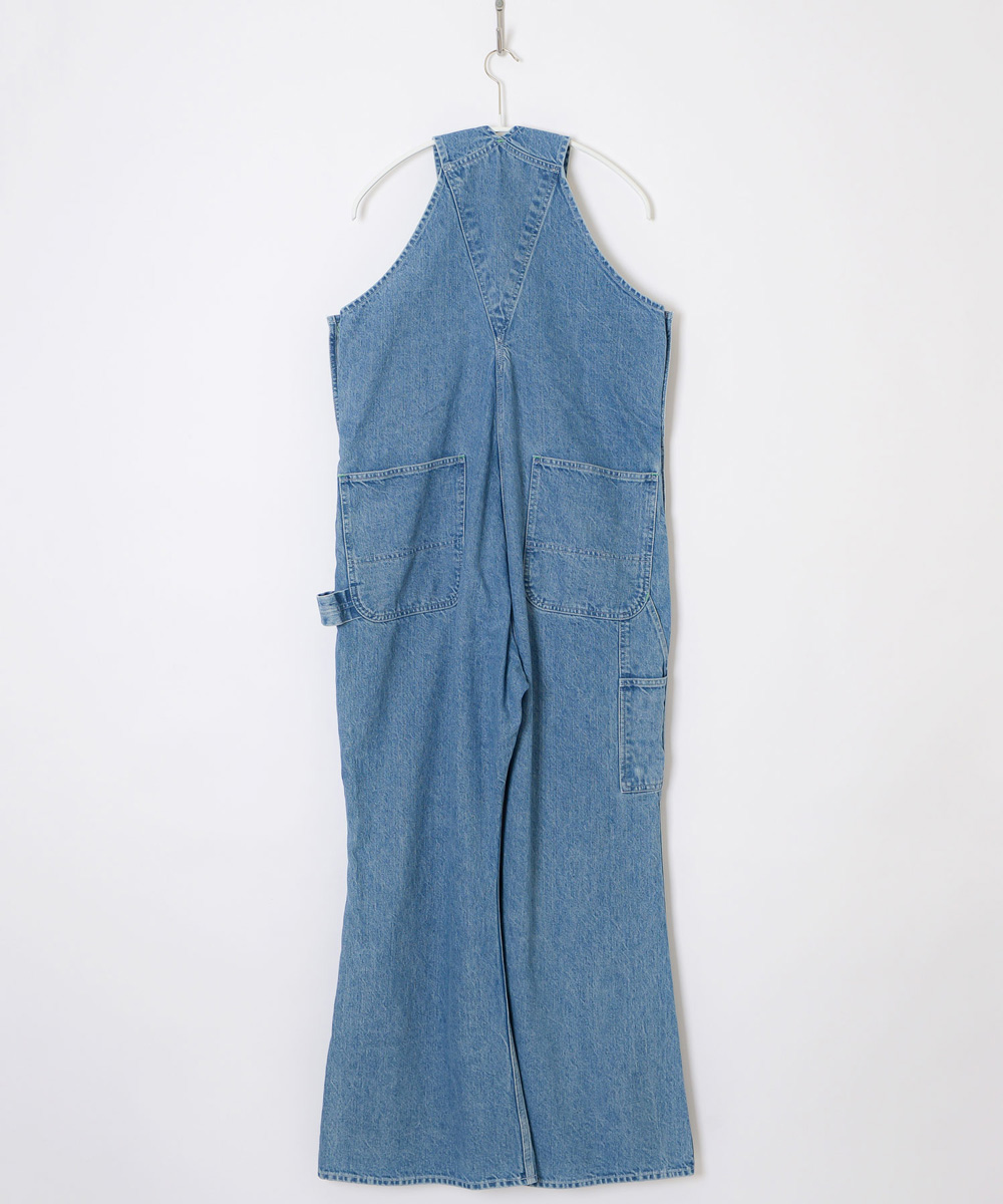 BIG DENIM FLARE OVER-ALL (LIGHT INDIGO)｜HOLIDAY（ホリデイ ...