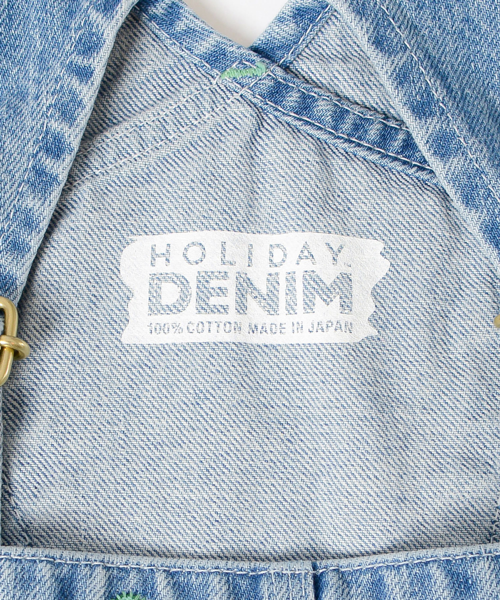 BIG DENIM FLARE OVER-ALL (LIGHT INDIGO)｜HOLIDAY（ホリデイ