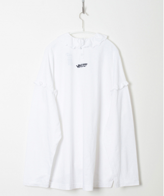 SUPER FINE DRY RUFFLE COLLAR L/S TOPS｜HOLIDAY（ホリデイ）OFFICIAL