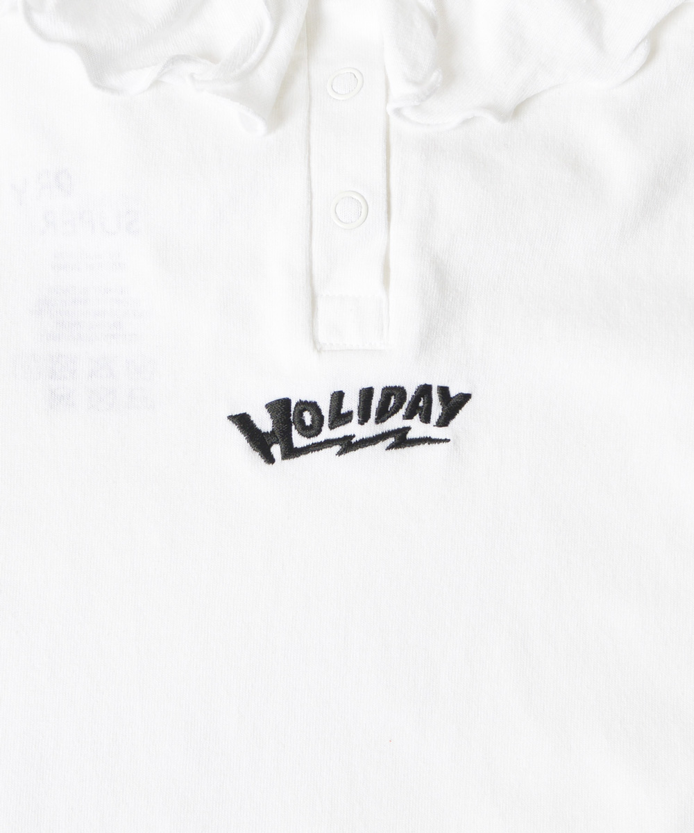 SUPER FINE DRY RUFFLE COLLAR L/S TOPS｜HOLIDAY（ホリデイ）OFFICIAL