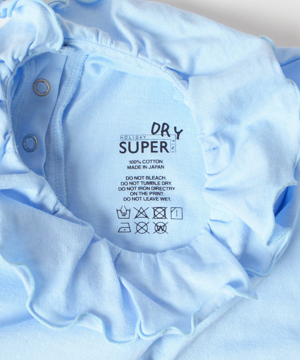 SUPER FINE DRY RUFFLE COLLAR L/S TOPS｜HOLIDAY（ホリデイ）OFFICIAL 