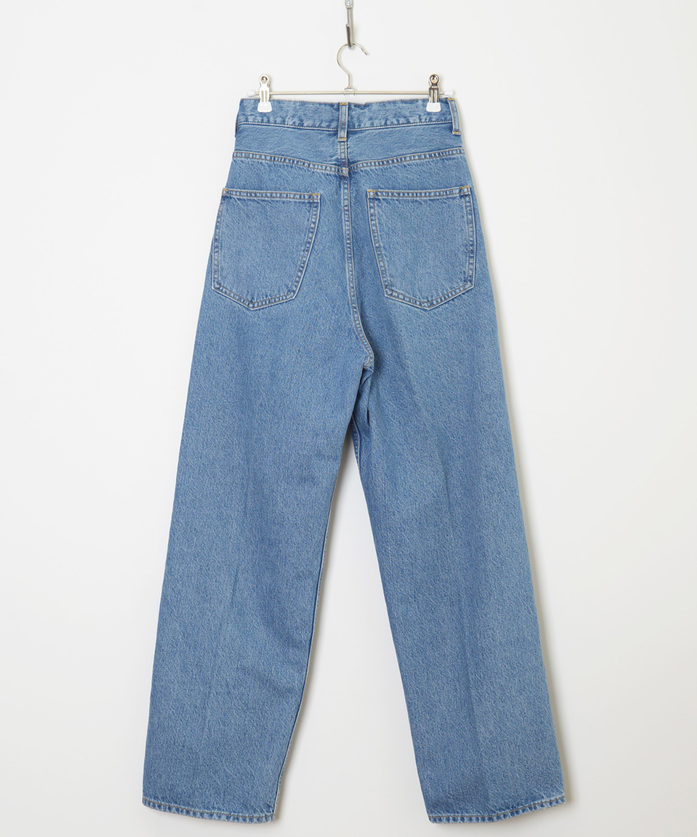H BEAUTY&YOUTH　DENIM TUCK TROUSERS