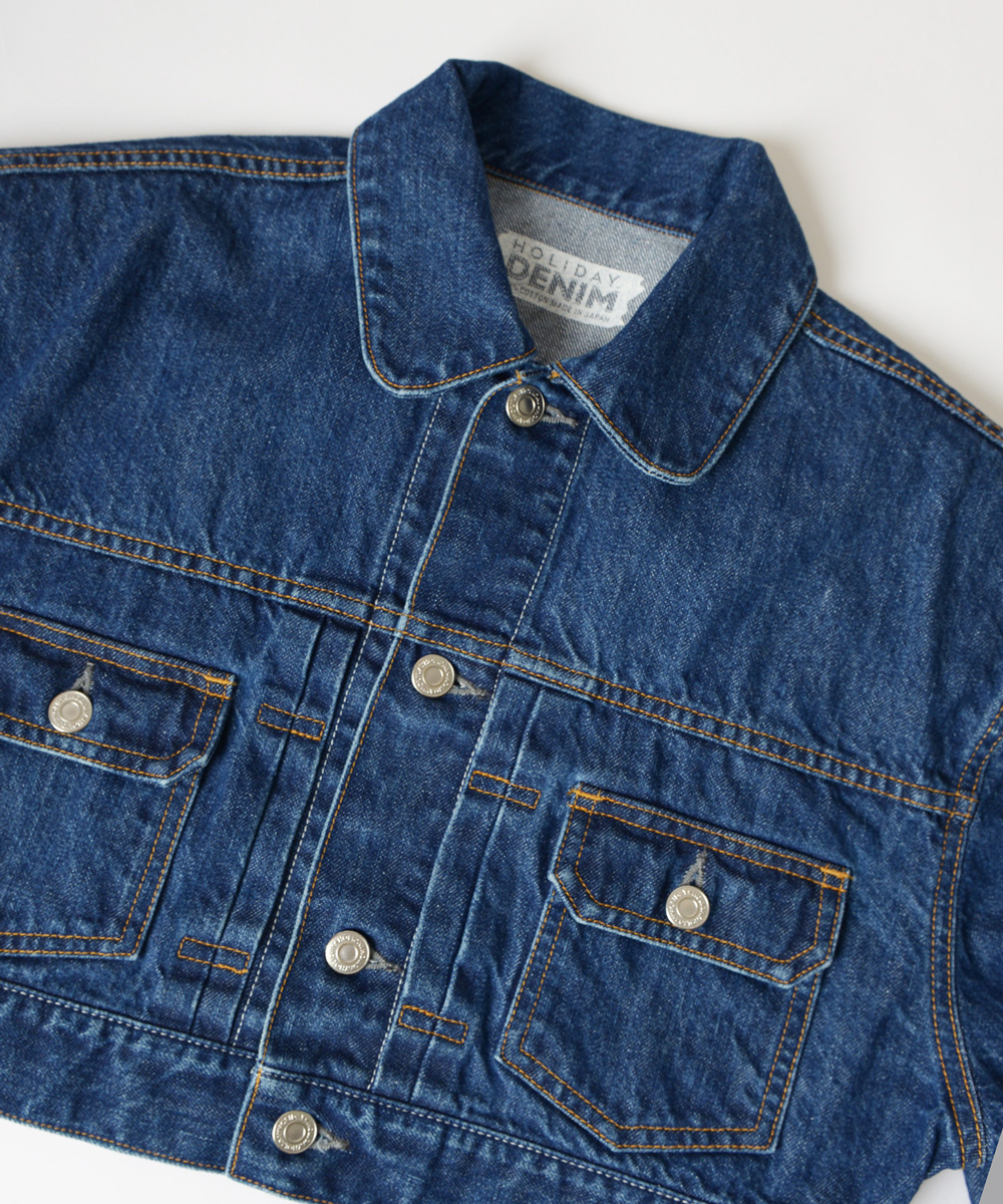 CROPPED DENIM JACKET（DARK INDIGO）｜HOLIDAY（ホリデイ）OFFICIAL ...