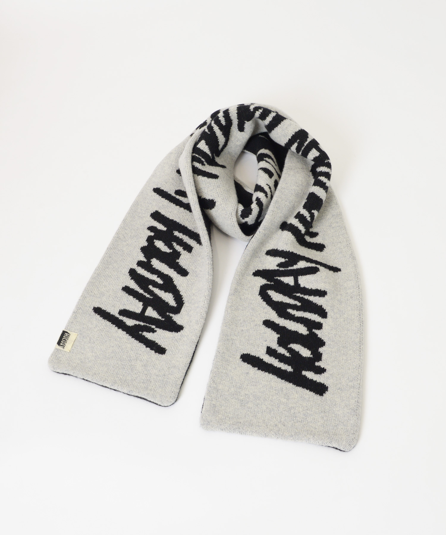 JACQUARD KNIT LONG MUFFLER（HOLIDAY）｜HOLIDAY（ホリデイ）OFFICIAL