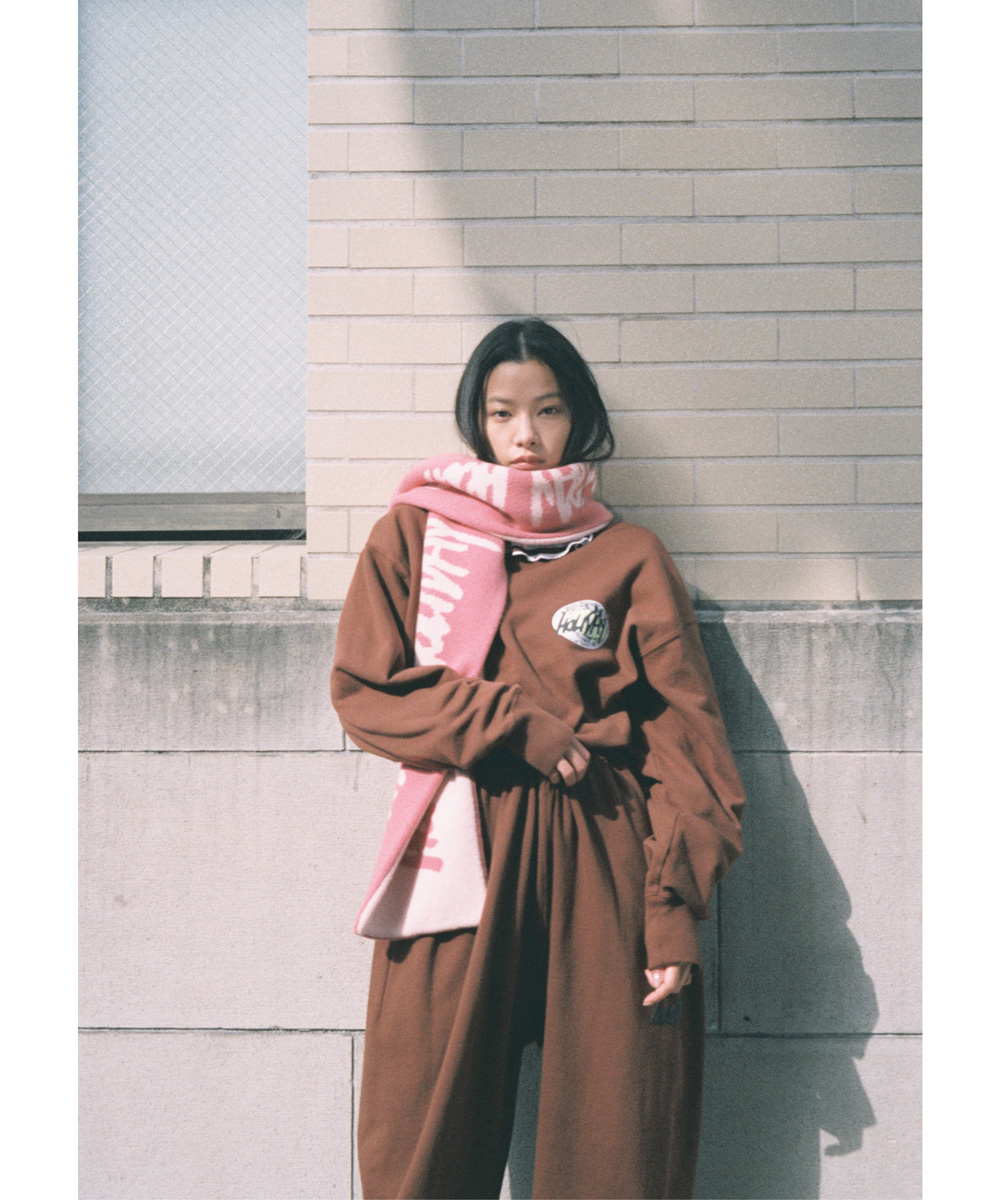 JACQUARD KNIT LONG MUFFLER（HOLIDAY）｜HOLIDAY（ホリデイ）OFFICIAL