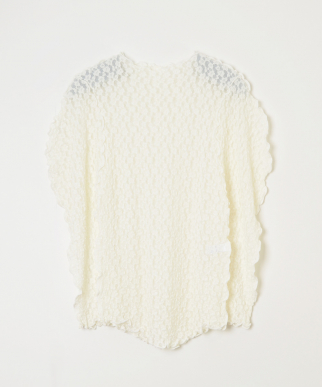 DECO depuis 1985 SHRINK LACE VOLUME SLEEVE TOPS｜HOLIDAY（ホリデイ