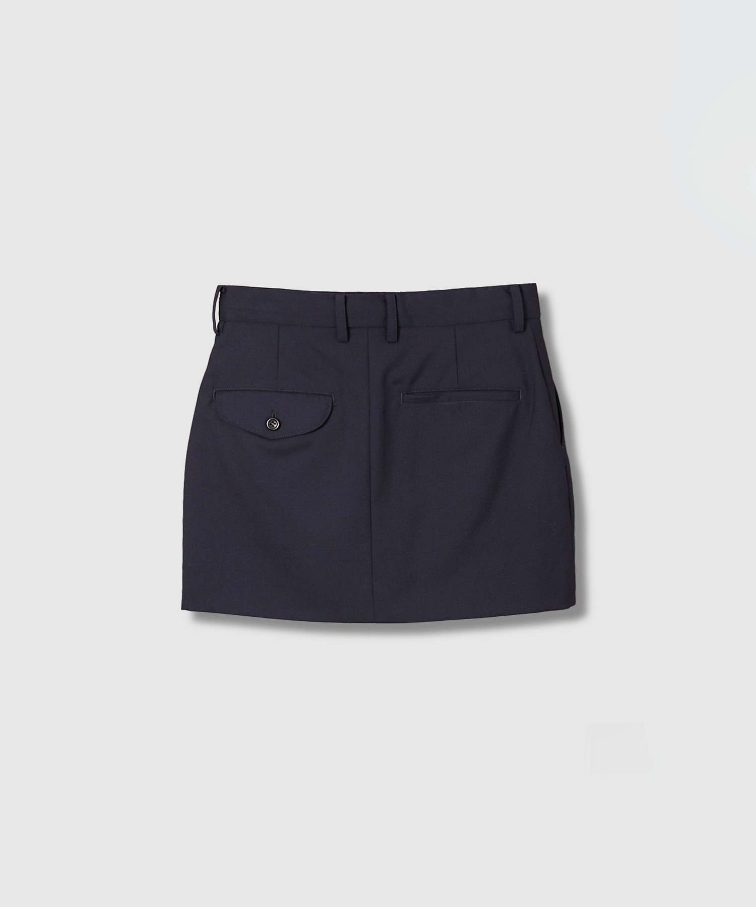 9月下旬〜10月上旬頃お届け予定】WOOL DRAWSTRINGS MINI SKIRT