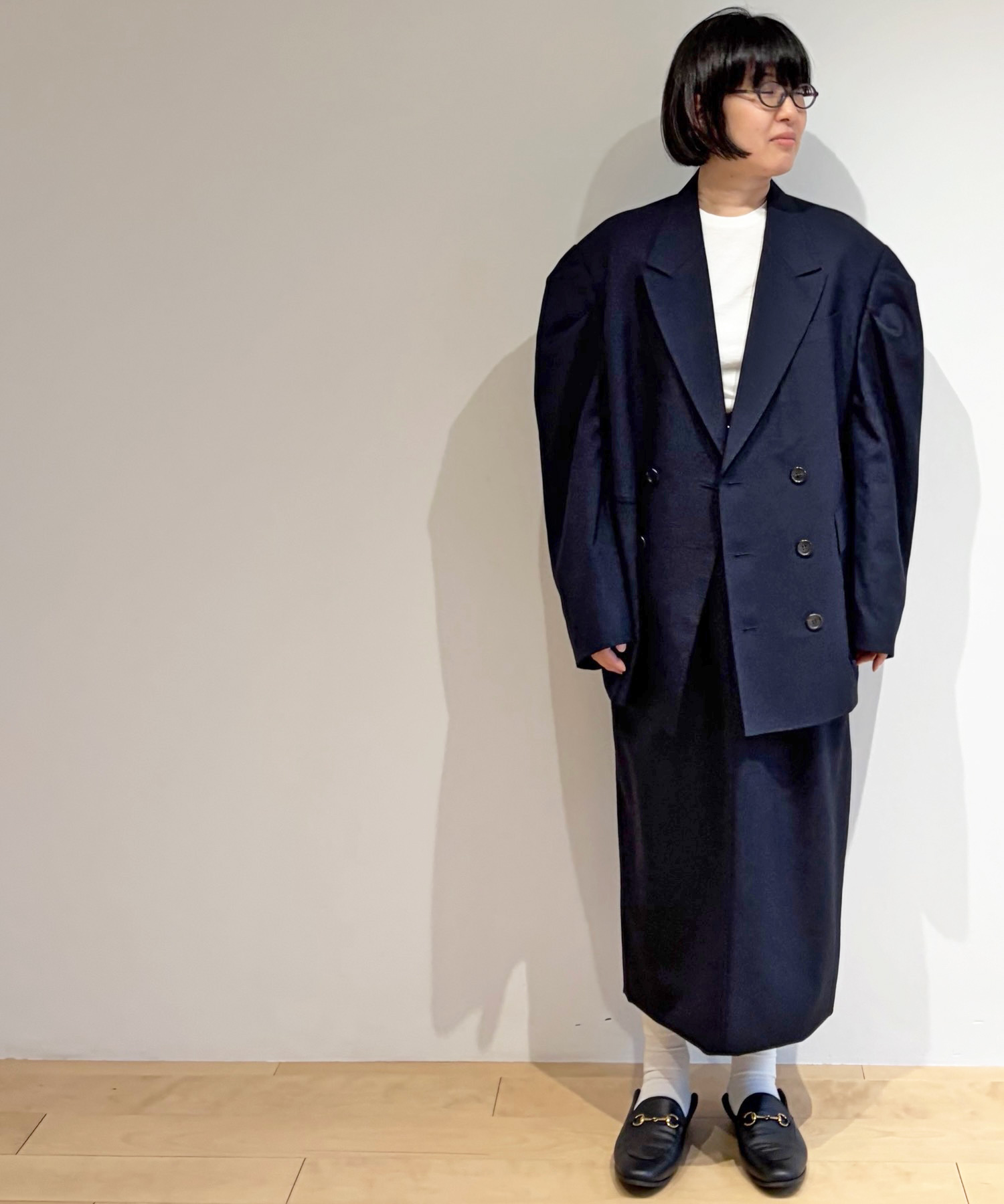9月下旬〜10月上旬頃お届け予定】WOOL DRAWSTRINGS 2TUCK SKIRT